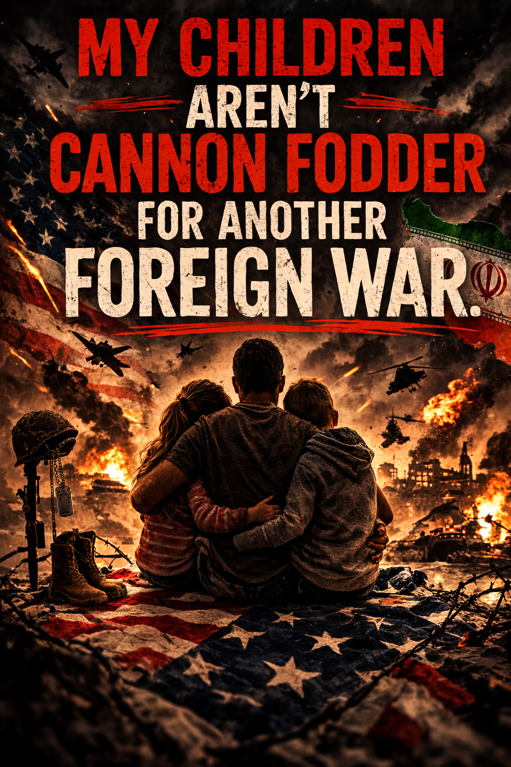 My Children Aren't Cannon Fodder For Another Foreign War